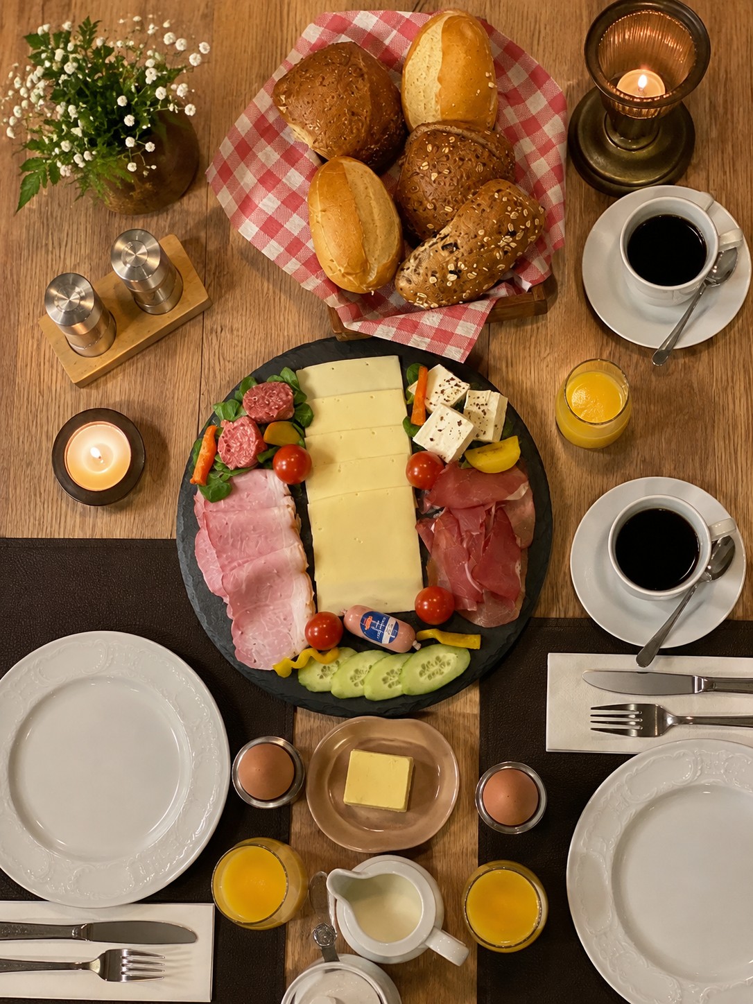Frühstück regional im Hotel Wiesengrund